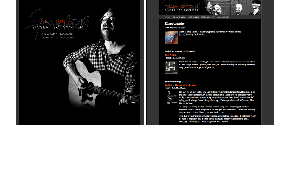 Frank Critelli website