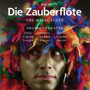 Shubert Theater poster for Die Zauberflöte
